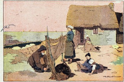 Hříšník, v Obrázkové knize dětství, kolem roku 1900 (rytina) od Ferdinand Raffin