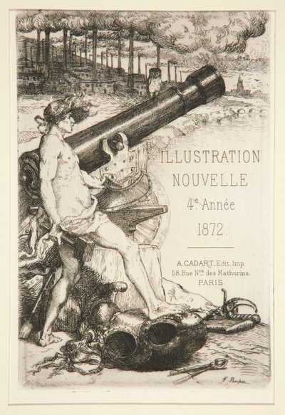 Titulní strana Ilustrace Nouvelle od Ferdinand Roybet