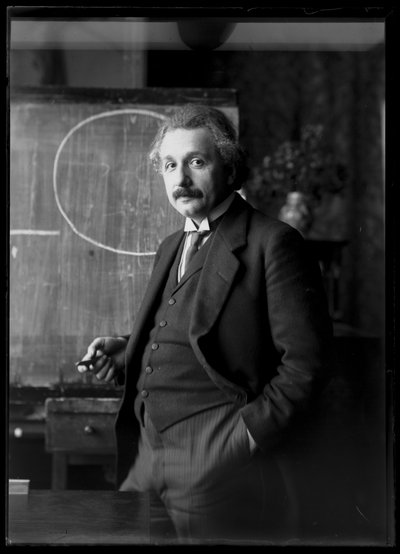 Obrázek Alberta Einsteina (1879-1955) od Ferdinand Schmutzer