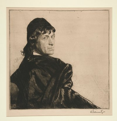 Portrétní studie od Ferdinand Schmutzer