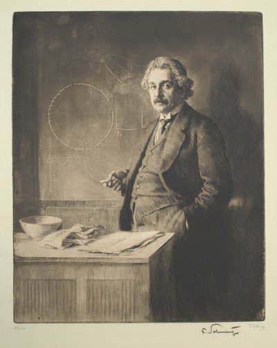 Portrét Alberta Einsteina 1879-1955, 1921 od Ferdinand Schmutzer