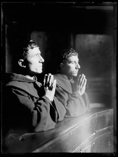 Modlitba františkánů v Assisi od Ferdinand Schmutzer