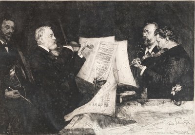 Joachimovo kvarteto, 1904. od Ferdinand Schmutzer