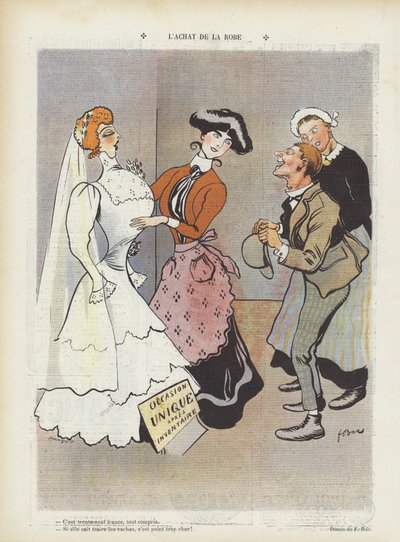 Ilustrace pro Le Rire (barevné lito) od Ferdinand Sigismund Bac