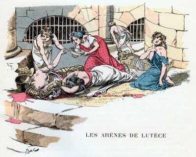 Arenas of Lutetia, c1870-1950. od Ferdinand Sigismund Bac