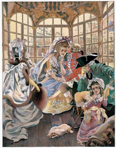 Emigrace během revoluce, 18. století, c1880-1950. od Ferdinand Sigismund Bac