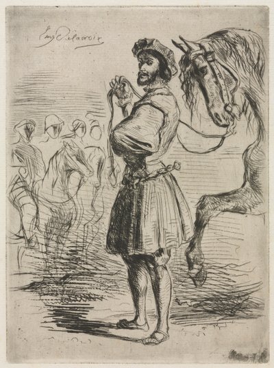 Pán za časů Františka I., 1833. od Ferdinand Victor Eugene Delacroix