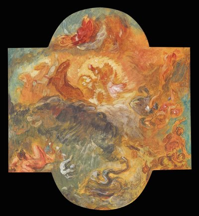 Apollo zabíjí Python, 1850 od Ferdinand Victor Eugene Delacroix