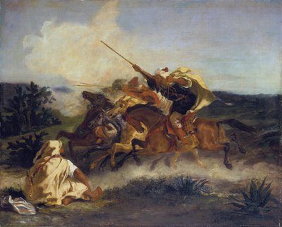 Arabská fantazie od Ferdinand Victor Eugene Delacroix