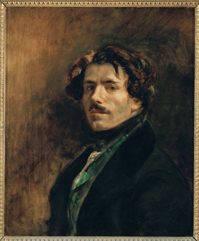 Delacroix, autoportrét ... od Ferdinand Victor Eugene Delacroix