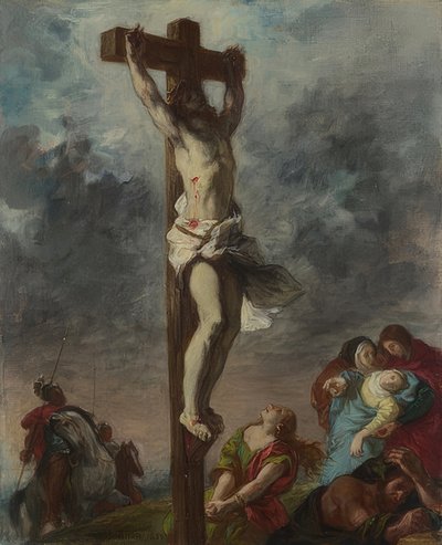 Ukřižování. 1853 od Ferdinand Victor Eugene Delacroix
