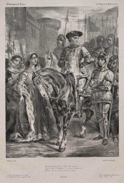 Duguesclin, 1829. od Ferdinand Victor Eugene Delacroix