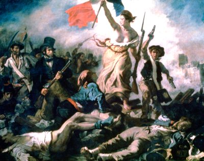 Liberty Leading the People, 1830 od Ferdinand Victor Eugene Delacroix