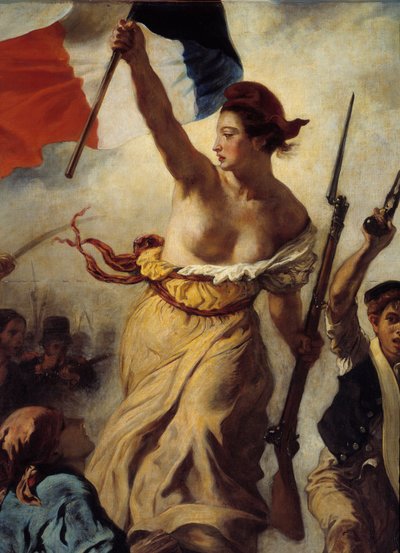 Svoboda v čele lidu. Detail od Ferdinand Victor Eugene Delacroix