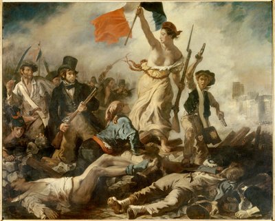 Liberty leader the People, 28. července od Ferdinand Victor Eugene Delacroix