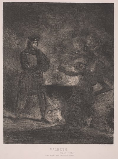 Macbeth (lept) od Ferdinand Victor Eugene Delacroix