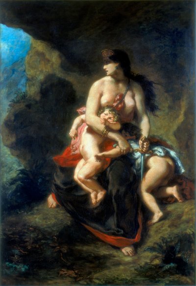 Medea, 1862 od Ferdinand Victor Eugene Delacroix