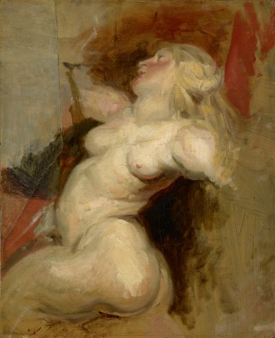 Nereid (kopie podle Rubense), kolem 1822 od Ferdinand Victor Eugene Delacroix