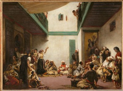 Židovská svatba v Maroku ... od Ferdinand Victor Eugene Delacroix