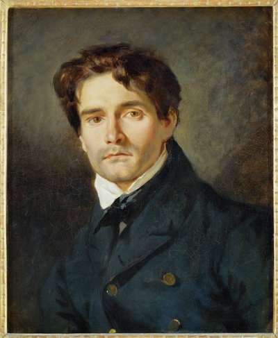 Portrét Leon Riesener ... od Ferdinand Victor Eugene Delacroix