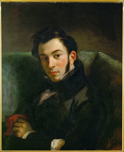Portrét Frederica Villota (olej na plátně) od Ferdinand Victor Eugene Delacroix