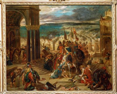 Dobytí Konstantinopole křižáky ... od Ferdinand Victor Eugene Delacroix