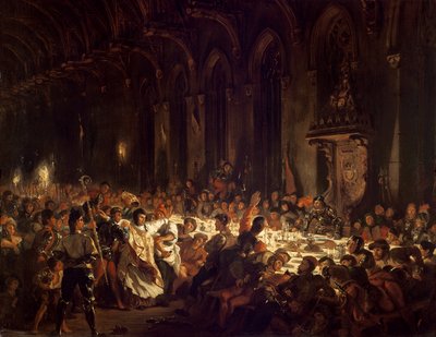 Atentát na biskupa z Lutychu od Ferdinand Victor Eugene Delacroix