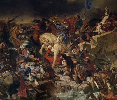 Bitva u Taillebourgu, 21. července 1242 od Ferdinand Victor Eugene Delacroix