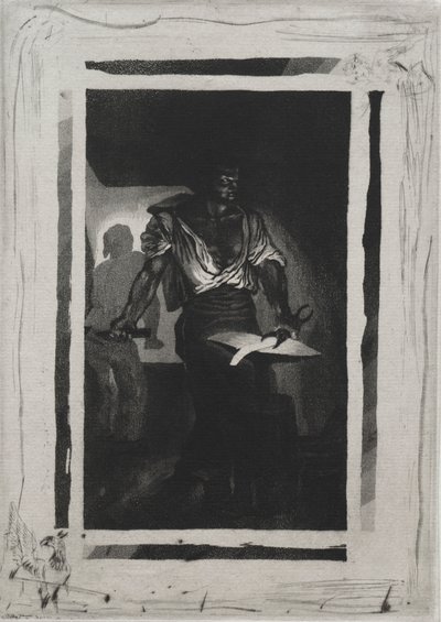 Kovář. od Ferdinand Victor Eugene Delacroix