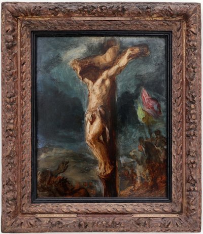 Ukřižování od Ferdinand Victor Eugene Delacroix