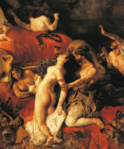 Smrt Sardanapala od Ferdinand Victor Eugene Delacroix