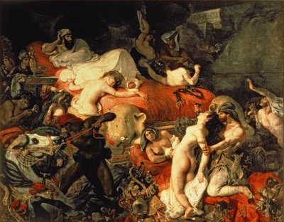 Smrt Sardanapala od Ferdinand Victor Eugene Delacroix