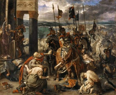 Vjezd křižáků do Konstantinopole od Ferdinand Victor Eugene Delacroix