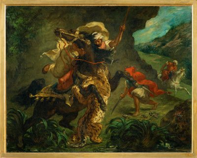 Lov tygra (malba na plátně) od Ferdinand Victor Eugene Delacroix