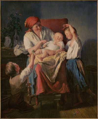 Matčino štěstí od Ferdinand Waldmüller