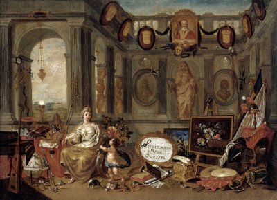Alegorie Evropy, 1689. od Ferdinand van Kessel