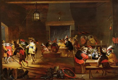 Opice v hospodě (podrobnosti viz 92084) od Ferdinand van Kessel
