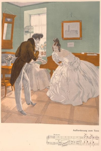 Řezníček, pozvání k tanci / 1906 od Ferdinand von Reznicek