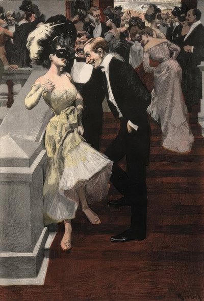 Řezníček / Bal pare / z: Galante Welt / 1904 od Ferdinand von Reznicek