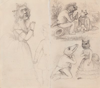 Karikatury od Ferdinand von Wright