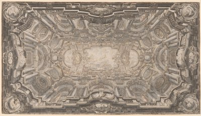 Velký iluzionistický strop od Ferdinando Galli Bibiena