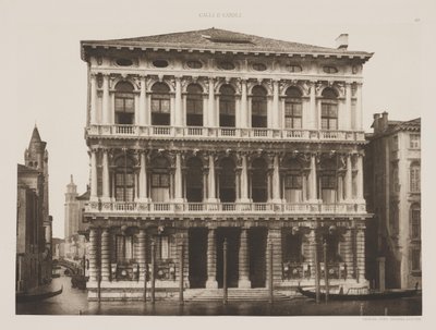Palác Rezzonico od Ferdinando Ongania