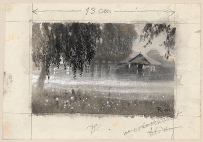 „Borejkovská oblast za úsvitu“ – ilustrace k článku J. Obsta od Ferdynand Ruszczyc