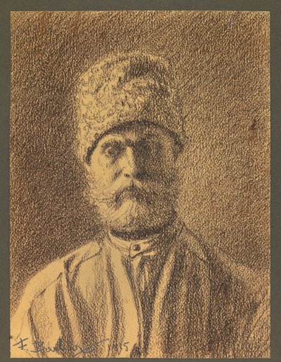 Portrét ruského vězně od Fernand Barbier