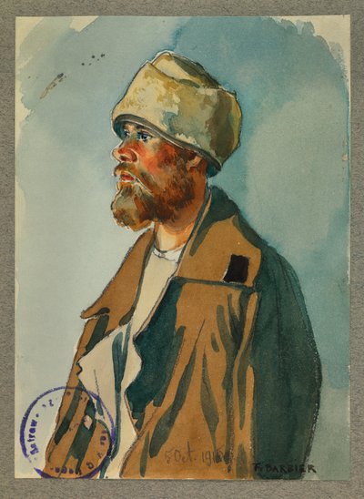 Ruský vězeň, Gustrow od Fernand Barbier