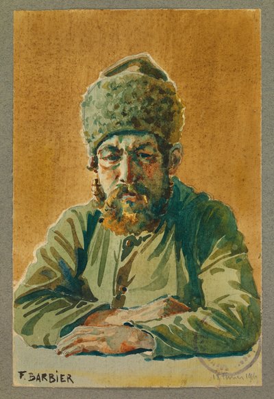 Ruský vězeň, Gustrow od Fernand Barbier