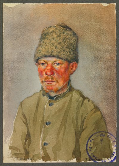 Ruský voják, Gustrow od Fernand Barbier