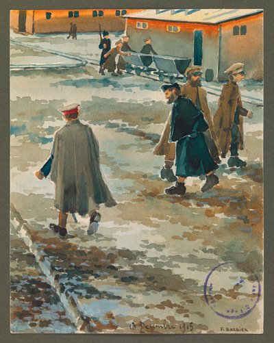 Corvee v Gustrow od Fernand Barbier