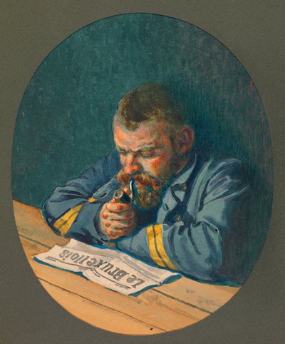 můj přítel Liard , čtení Bruxellois v Gustrowě od Fernand Barbier
