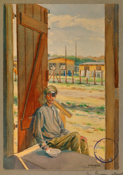 portrét ruského vězně, Gustrow od Fernand Barbier